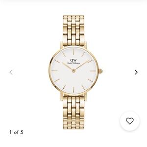 DANIEL WELLINGTON 5-LINK EVERGOLD WATCH GOLD WOMEN 28mm